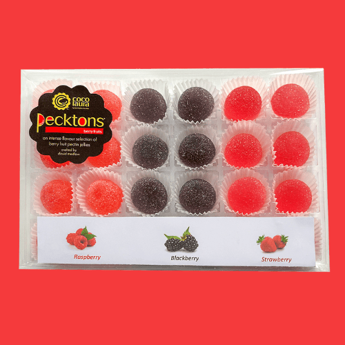 Berry gluten-free fruit jellies and vegan fruit jellies