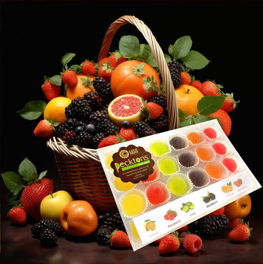 Pecktons Medlow Fruit Jubes and vegan fruit jellies